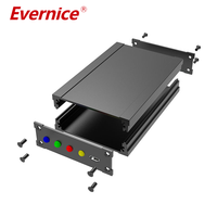 Usinage CNC Boîtier en aluminium anodisé Boîtier d'instruments électroniques Boîtier PCB Boîte de jonction