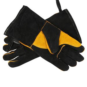 Gants de sécurité en cuir fendu de vache robuste de haute qualité XL Anti-chaleur Protection Premium travail de soudage EN388 Nitrile certifié - Product Image 1