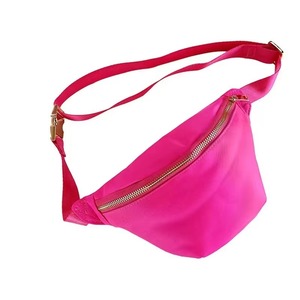 Ajustable casual deportes nueva llegada Crossbody Cierre de nylon cremallera impermeable elegante moda riñonera moda nylon cintura bolsa - Product Image 1