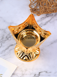 Tradebyd Handmade Metal Bakhoor <b>Burner</b> Luxury Arabic Incense Holder Decorative Piece for Home Office - Product Image 5