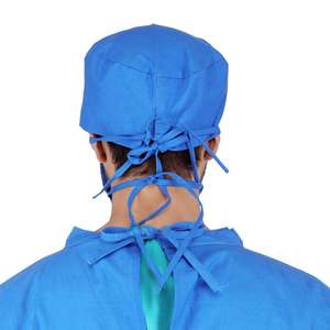 Hospital de manga completa Unisex de alta calidad médico Hospital cirujano bata con conjunto de máscara facial y gorra Scrubs uniformes médicos trajes - Product Image 4