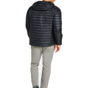Veste souple d'extérieur pour hommes Veste matelassée à capuche d'hiver Veste matelassée unisexe épaisse et chaude de haute qualité Manteau rembourré rembourré gonflé pliable - Product Image 2