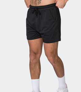 OEM Short en maille personnalisé de haute qualité pour hommes Design tendance d'été confortable avec décoration de logo Motif solide - Product Image 6