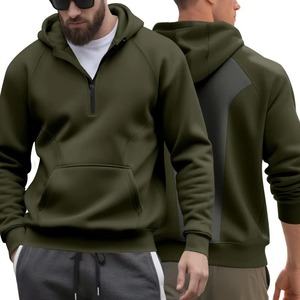 Custom Size XL Wholesale Hoodies & Sweatshirts <b>Men</b> Hooded Zip <b>Hoodie</b> 100% Cotton Embroidered Winter Sports Gym Jackets - Product Image 1