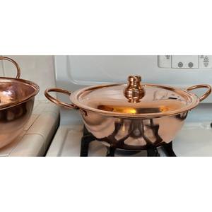 Cazuela de olla hecha a mano de lujo con tapa, Decoración de mesa moderna, calentador de alimentos, olla caliente o cazuela, servidor de alimentos para Cocina - Product Image 1