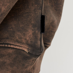 เสื้อฮู้ดใส่เที่ยว2โทนสำหรับผู้ชาย,เสื้อสตรีทแบบกำหนดเองใหม่แถบสีผ้าฟลีซเทคโนโลยีด้านใน - Product Image 3