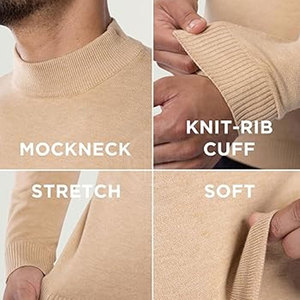 Sweat-shirts à col montant souples et confortables, parfaits pour un usage quotidien décontracté - Product Image 3