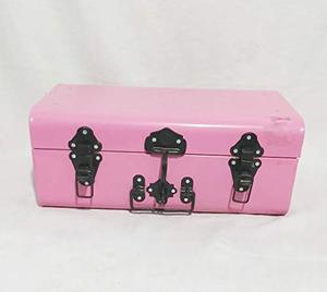 Wholesale Rectangle Shape Metal <b>Trunk</b> <b>Box</b> <b>Storage</b> Container Handles Locks Multifunctional Space-Saving Organizer 1 cm - Product Image 4