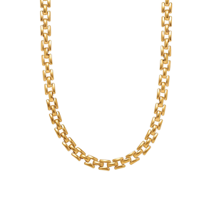 Collar Corto de Moda para Hombre, Chapado en Oro de 18K, Estilo Hip Hop, Exagerado, Europeo, con Detalles de Diamantes - Product Image 3