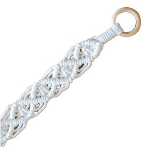 Accesorios para el hogar Decoración blanca tejida a mano interior y exterior café restaurante cortina Tieback titular en la India calidad estándar - Product Image 1