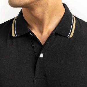 2025 venta al por mayor de alta calidad personalizado bordado Polo Golf camisas 100% algodón en blanco de gran tamaño Polo para hombres - Product Image 4