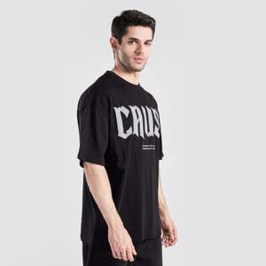 เสื้อยืด Courageous Performance สีดำ ผ้าเจอร์ซีย์น้ำหนักเบา พิมพ์ลายกราฟิกแบบ Heavyweight Screen Printed ด้วยเทคนิคการพิมพ์ซิลค์สกรีน สำหรับออกกำลังกาย - Product Image 1