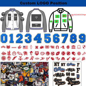 Chaquetas Universitarias Personalizadas OEM para Hombre, Calidad Premium, Opciones de Bordado, Ideales para Deportes Universitarios o Marca de Club - Product Image 6