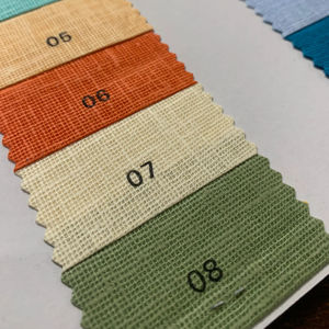 Tissu en lin naturel de qualité d'exportation, largeur 58, mélange polyester/coton pour la confection de robes pour hommes et femmes - Product Image 1