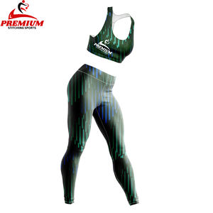 Wholesale Gym Sports Bra and <b>Tights</b> Legging 2 Piece Set Sports Wear Clothing Women Fitness Workout 2 Piece Legging Yoga Set - Product Image 6