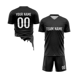Uniformes de Fútbol OEM con Diseño de Logotipo Personalizado, Tela Transpirable, Resistente y que Absorbe la Humedad, Tallas Grandes, Ropa de Equipo para Academias - Product Image 1