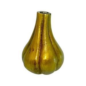 Vase en métal à finition mate de luxe, récipient pour fleurs séchées contemporain, vase en métal décoratif pour table, décoration intérieure moderne - Product Image 4