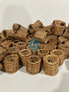 Ronds de serviette en laque chatoyante Look luxueux pour les repas de fête Vaisselle et décorations de table Fête - Product Image 6