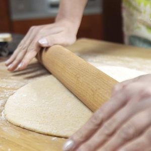80x48cm tavoletta in legno da 38cm Set mattarello per Pizza pane dolci cottura di alta qualità tavola da forno con mattarello - Product Image 3