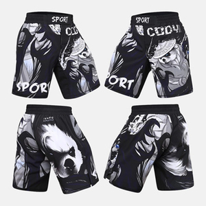 Shorts de MMA Sublimados de Alta Calidad Unisex al por Mayor, Ropa Deportiva de Artes Marciales de Spandex/Poliéster, Ropa de Karate Elástica - Product Image 4