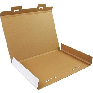 A2 Quality 1.3B White TRANSPAK Pack of 25 Single-Wall Corrugated <b>Cardboard</b> Calendar Packaging with Dimensions 605x427x15mm - Product Image 1