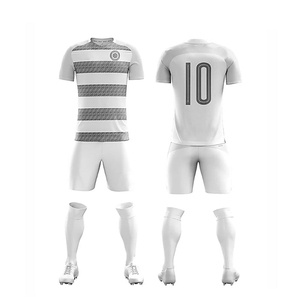 Maillot de sublimation personnalisé ensembles d'uniformes de football sport à séchage rapide pas cher maillot de football en maille de polyester vêtements de football - Product Image 6