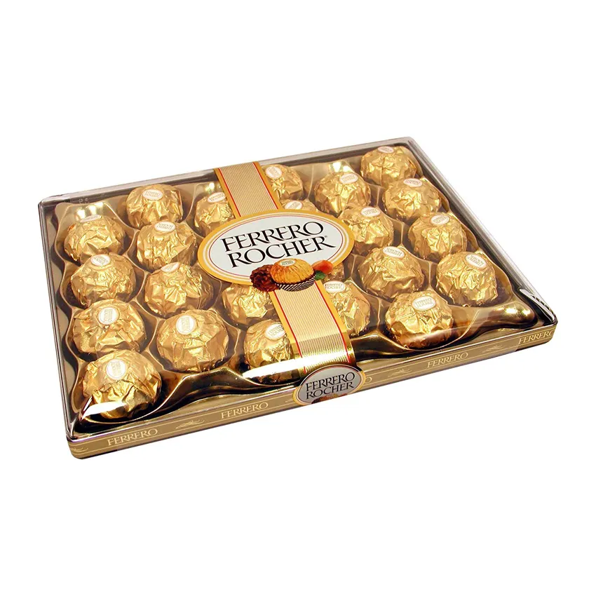 Ferrero Rocher Collection Fine Hazelnut Milk Chocolates 48 Count Assorted Coconut Candy and Chocolates