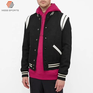 Wholesale MESS SPORTS Baseball Varsity <b>Jacket</b> Custom Wool <b>Jacket</b> <b>Man</b> Plus Size Winter Reversible Breathable - Product Image 3