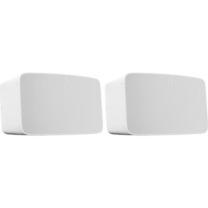 Ensemble d'enceintes sans fil S-onos Hi-Fi originales neuves (paire de Fives, blanc) - Product Image 1