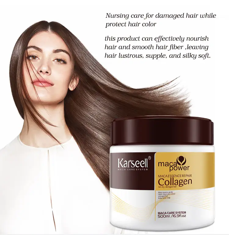 Karseell collagene Argan olio migliore maschera per capelli per la casa e il salone uso collagene più venduto maschera per capelli 500ml