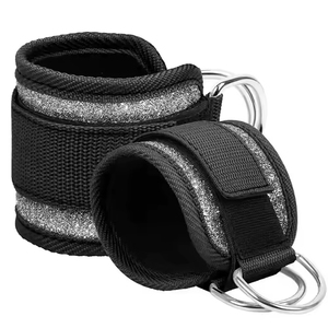 Correa de Tobillo para Levantamiento de Pesas, Ajustable, de Neopreno/Algodón, Impermeable, Protección Profesional, Hebilla Cómoda para Fitness - Product Image 3