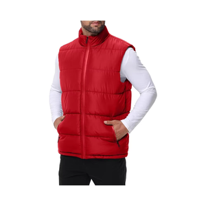 Casual Winter Puffer <b>Jacket</b> with Stand Collar and Zipper Closure <b>Canvas</b> Quilted <b>Jacket</b> OEM Service Available - Product Image 1