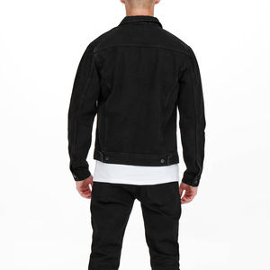 Venta caliente de los hombres chaqueta de mezclilla ropa casual nuevo diseño transpirable logotipo personalizado/color chaquetas de mezclilla de los hombres - Product Image 2