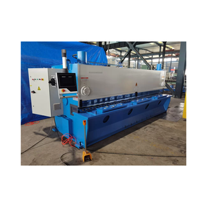 Machine de découpe hydraulique à cisaillement lourde CNC, pompe moteur, haute productivité, semi-automatique, découpe de tôles en métal carbone - Product Image 2