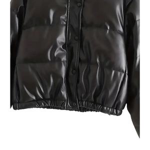 Fabricant OEM Vêtements d'extérieur d'hiver pour femmes Blouson matelassé personnalisé Blousons matelassés imperméables personnalisés pour femmes Brillants AFS-PJ-012 - Product Image 5