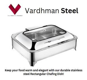 Venta al por mayor de calidad superior 10L de acero inoxidable Rectangular plato de frotamiento calentador de alimentos para buffets y eventos de catering - Product Image 2