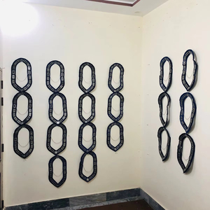 Colliers chaîne métallique Maison bleue - Product Image 1