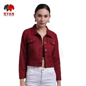 Veste en jean premium pour femme avec une coupe élégante, un tissu durable, une fermeture à boutons et un look décontracté moderne - Product Image 1