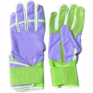 Vente flash - Gants de frappe de baseball professionnels pour adultes, logo personnalisé, paume en cuir véritable, écologiques, durables, entraînement, XXL - Product Image 1