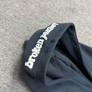 Plus Size Puff Printing <b>Hoodies</b> Fashionable and Stylish Classic <b>Thermal</b> <b>Hoodies</b> Puff Printing 100% Cotton <b>Hoodies</b> for <b>Man</b> - Product Image 3