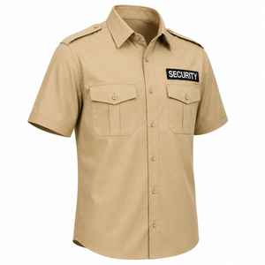 Polo de sécurité personnalisé de qualité supérieure, respirant, en polycoton, vêtements de travail pour hommes, manches courtes, été, agent de sécurité - Product Image 1