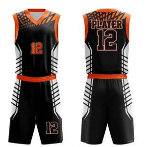 Uniforme de baloncesto personalizado para hombre, uniforme de baloncesto personalizado de alta calidad, suministro de fábrica, sublimación - Product Image 2
