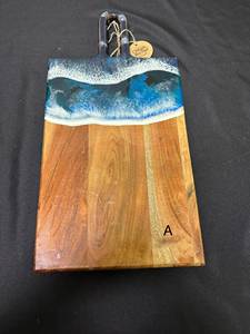 Planche à fromage en résine de bois nouvellement conçue fabricant fait à la main de l'Inde bureau Restaurant fête utilisé dernière conception planche à découper - Product Image 6