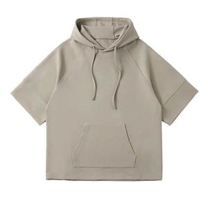 Sudadera con Capucha Personalizada, Bordada e Impresa, Unisex, para Hombre, Manga Corta Raglán, Gruesa, Holgada, Ecológica, Antiarrugas - Product Image 4