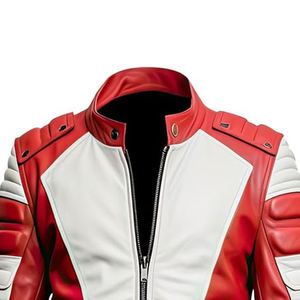 Veste en cuir véritable de luxe pour homme, faite à la main, à col montant, coupe-vent, respirante, de qualité supérieure, veste d'hiver en cuir. - Product Image 3