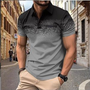 เสื้อโปโลผู้ชาย ผ้าโพลีเอสเตอร์ผสมคอตตอน ระบายอากาศได้ดี ทรงโอเวอร์ไซส์ ไซส์พลัส สีพื้น ย้อมสีเรียบ โลโก้  ขายดี รับออกแบบตามสั่ง บริการ OEM - Product Image 6