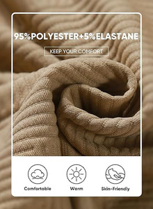 Survêtement personnalisé 100% coton respirant et respirant avec manches longues imprimé pantalon de survêtement pour l'entraînement d'hiver - Product Image 5