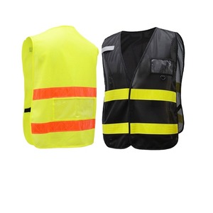 Chaleco de Seguridad Reflectante de Alta Visibilidad Morado, Uniforme de Trabajo de Construcción, Chaleco de Rescate de Seguridad 100% Poliéster con Logotipo y Múltiples Bolsillos - Product Image 5