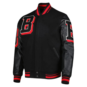 Chaqueta Letterman de Invierno para Hombre de Alta Calidad, Diseño OEM Personalizado de Flyingkick Enterprises, Nueva Moda en Oferta - Product Image 2