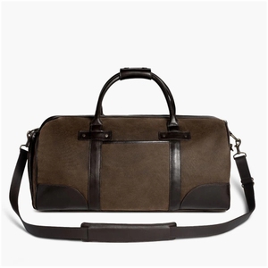 Vente en gros d'usine Sac polochon pour hommes Bagages pliables en cuir PU avec fermeture à glissière pour les voyages - Product Image 4